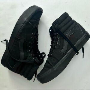 Vans Sk8-Hi Lite canvas black on black